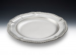 An exceptional set of four George III Serving Dishes, of outstanding weight, made in London in 1781 by Augustin Le Sage.