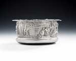 CHESTER.  An extremely rare William IV Magnum Size Silver Based Wine Coaster made in Chester in 1833 by Thomas Walker.