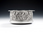 CHESTER.  An extremely rare William IV Magnum Size Silver Based Wine Coaster made in Chester in 1833 by Thomas Walker.