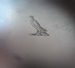 CHESTER.  An extremely rare William IV Magnum Size Silver Based Wine Coaster made in Chester in 1833 by Thomas Walker.