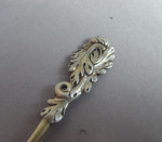 A very fine set of six George III Silver Gilt cast sALT sPOONS MADE IN lONDON CICRA 1820