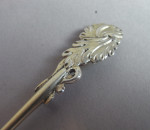 A very fine set of six George III Silver Gilt cast sALT sPOONS MADE IN lONDON CICRA 1820