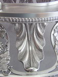 A most unusual George III SILVER AND GLASS TABLE CENTREPIECE MADE IN lONDON IN 1805 BY tHOMAS hAYTER.