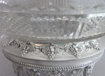 A most unusual George III SILVER AND GLASS TABLE CENTREPIECE MADE IN lONDON IN 1805 BY tHOMAS hAYTER.