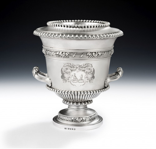 BENJAMIN SMITH II.  An outstanding George III Wine Cooler made in London in 1813 by Benjamin Smith II.