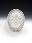 HESTER BATEMAN.  A most unusual George III Box, of large size, most probably for Tobacco or for use as a Table Snuff Box.  Made in London in 1783 by Hester Bateman.