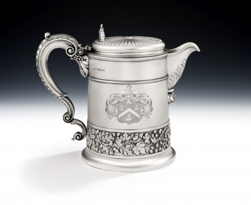 PAUL STORR - An important George III Beer Jug made in London in 1817 by Paul Storr.