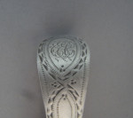 HESTER BATEMAN.  A George III Caddy Spoon made in London 1788 by Hester Bateman.