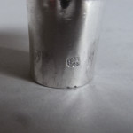 A rare George II "Frying Pan" Chamberstick made in London in 1755 by John Cafe.