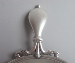A rare George II "Frying Pan" Chamberstick made in London in 1755 by John Cafe.
