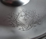 A rare George II "Frying Pan" Chamberstick made in London in 1755 by John Cafe.