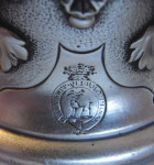 The Longleat House Table Bell.  A very fine & unusual George IV cast Table Bell made in London in 1829 by the Royal Silversmith, Robert Garrard.