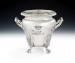HARRIETT MELLON DUCHESS OF ST ALBANS.  aN IMPORTANT PAIR OF gEORGE IV Wine Coolers made in London in 1823 by William Bateman.