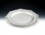 A very unusual George II Octagonal Serving/Sideboard Dish, of good size, made in London in 1759 by William Cripps.