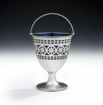 A rare pair of George III Baskets in sizes made in London in 1782 by Charles Alridge & Henry Green.