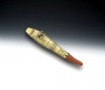 A very fine George III Silver Gilt Stick Whistle and Teether made in London in 1806 by John Robins.