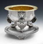 The Collection of the Earl of Lonsdale at Lowther Castle.  An important pair of George III Salt Cellars made in London in 1803 by Digby Scott & Benjamin Smith.