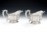 The Royal Silversmith Robert Garrard.  An exceptional pair of George IV Sauceboats made in London in 1824 by Robert Garrard.
