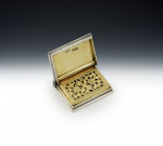 A very fine George IV "Book" Vinaigrette made in London in 1828 by Benoni Stephens.