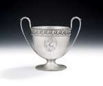 An extremely rare George III Neo Classical Two Handled Bowl made in London in 1784 by Andrew Fogelberg & Stephen Gilbert.