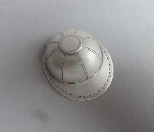 A rare George III Jockey Cap Caddy Spoon made in Birmingham in 1798 by Joseph Taylor