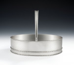 A very rare & unusual George III "Tub" Bread Basket made in London in 1774 by Charles Aldridge & Henry Green.