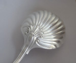 A very fine early George III Soup Ladle made in London in 1766 by John Romer.