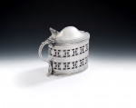 A rare George III Mustard Pot made in London in 1797 by Peter & Ann Bateman.