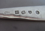 A very fine set of twelve George III Tablespoons made in Edinburgh in 1791 by Alexander Gardiner.