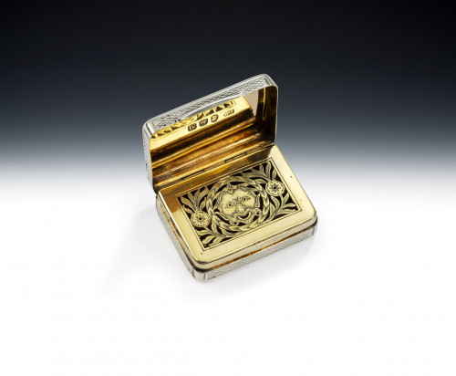 A very rare George III Vinaigrette made in London in 1807 by John Reilly.