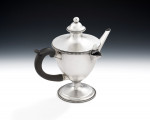 STOURHEAD INTEREST.  a VERY FINE gEORGE iii aRGYLE MADE IN lONDON IN 1784 BY wILLIAM pLUMMER.