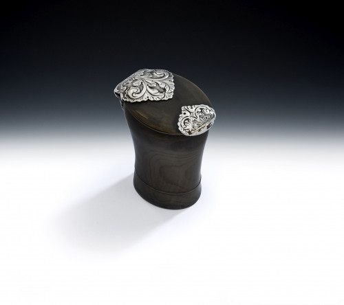 A very fine George II Scottish Standing Snuff Canister made circa 1735.