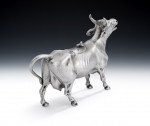 A rare Cow Creamer made in London in 1867 by Robert Hennell III