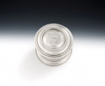 BENJAMIN PYNE.  An exceptional George I Britannia Standard Toilet Box made in London in 1719 by Benjamin Pyne.
