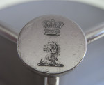 An important pair of silver divided warming dishes, and covers, from the collection of the 2nd Earl of Eldon.  Made in London in 1841 by Richard Sibley II.