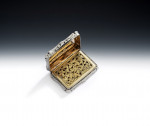 Nathaniel Mills.  A rare Windmill Vinaigrette made in Birmingham in 1846 by Nathaniel Mills