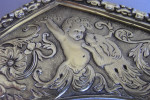 ROYAL - An important George IV Silver Gilt Hexagonal Salver made in London in 1825 by Edward Farrell.