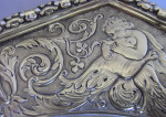 ROYAL - An important George IV Silver Gilt Hexagonal Salver made in London in 1825 by Edward Farrell.