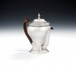 A very rare George III Saffron Pot of very unusual design.  Made in London in 1769 by Charles Aldridge & Henry Green.