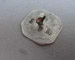 ELIZABETH I.  A very rare set of Elizabeth I Tudor Rose Buttons made in London circa 1597, Maker's mark of HB Conjoined.