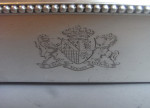 A very rare George III Knife Tray made in London in 1782 by Charles Kandler II from the collection of the 10th Duke of Norfolk, Premier Duke of England.