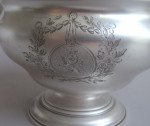 A very unusual set of three George III Sauce Tureens and covers made in London in 1771 by Robert Cox.