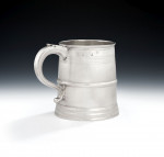 A Queen Anne Britannia Standard Mug made in London in 1705 by Robert Lovell.