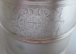 A Queen Anne Britannia Standard Mug made in London in 1705 by Robert Lovell.