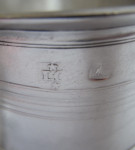 A Queen Anne Britannia Standard Mug made in London in 1705 by Robert Lovell.