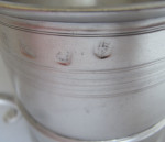 A Queen Anne Britannia Standard Mug made in London in 1705 by Robert Lovell.