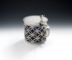 A very fine early George III mUSTARD pOT MADE IN lONDON IN 1767 BY Samuel Herbert & Company