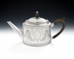 HESTER BATEMAN.  A very fine George III Teapot made in London in 1787 by Hester Bateman.