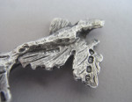 A very rare & unusual cast Caddy Spoon made in London in 1853 by Edward Pairpoint.