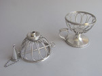 A very rare George III Wirework Globe Wax Jack made in London in 1797 by Henry Greenway